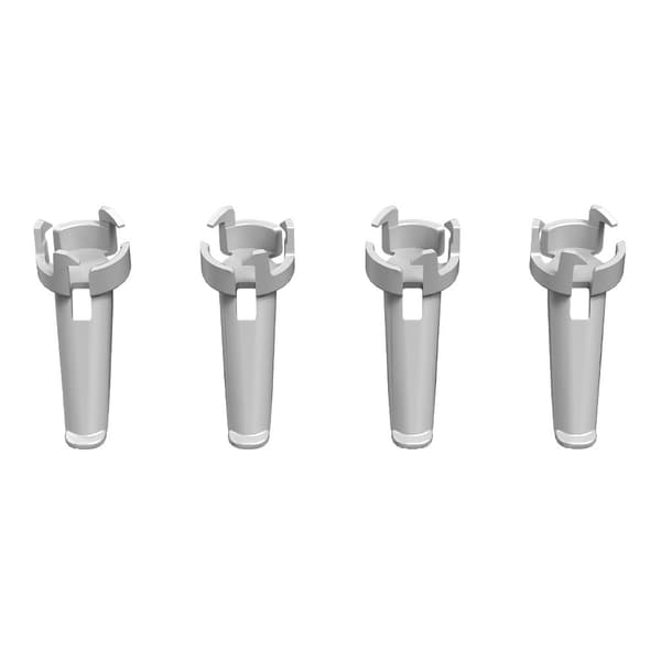 BRDRC 4Bump Resistants / Set DJI Neo Drone Landing Gears Quick Release ABS Extension Legs Kit - Grey Silver grey