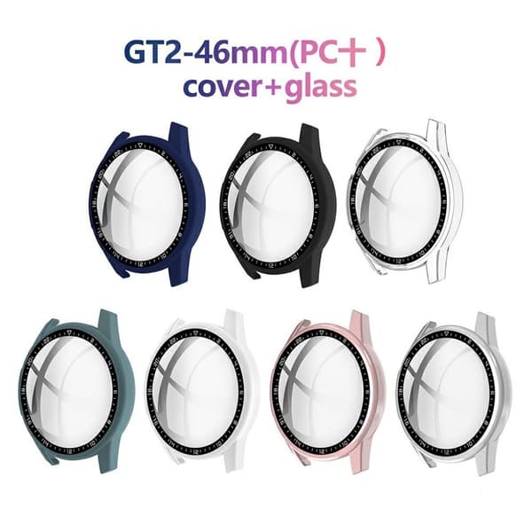 Huawei Watch GT 2 46 mm gummiert ramme - Babyblå Blue