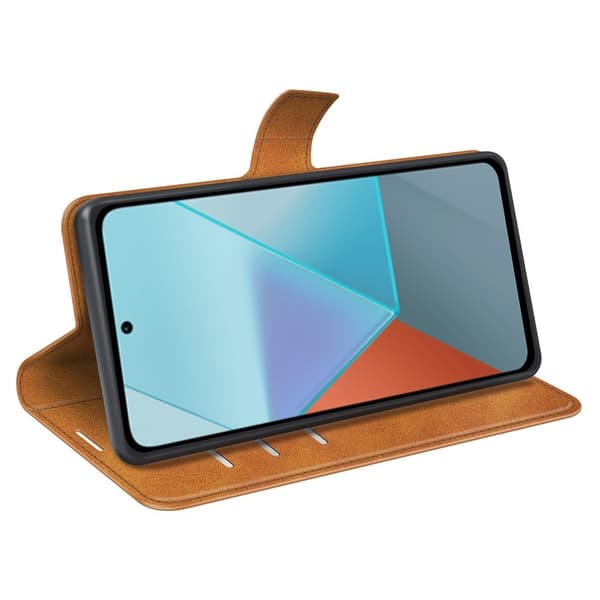 Læretui med Lommebok til Xiaomi Redmi Note 13 Pro 5G  -yellow Yellow