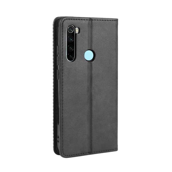 Bofink Vintage läder Xiaomi Redmi Note 8 fodral - Svart Svart