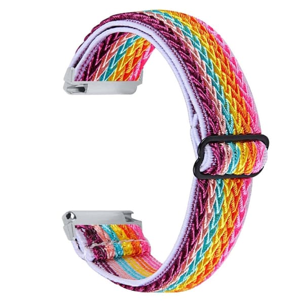Garmin Vivomove 3 / GarminMove 3 20mm Elastinen kellonhihna Korvaava kellonauha - Sateenkaari Multicolor