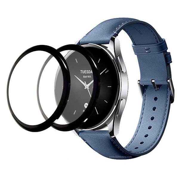 2Pcs Xiaomi Watch S2 42mm HD kaareva suojakalvo näytön suojus Transparent