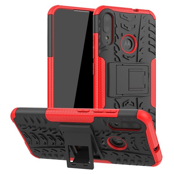 Offroad Motorola Moto E6 Plus etui - Rød Red