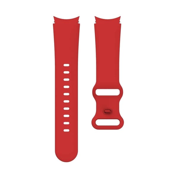Yksinkertainen silikoninen kellohihna Samsung Galaxy Watch 4 - Punainen Red