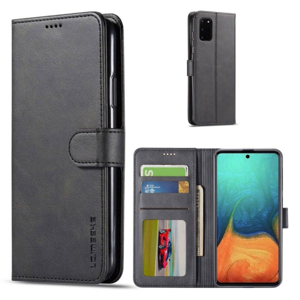 LC.IMEEKE Samsung Galaxy A41 Flip Etui - Sort Black