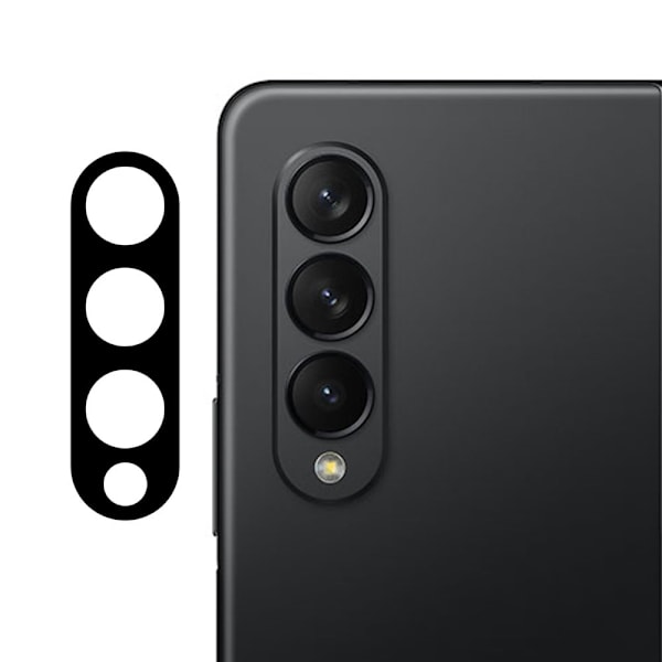 Samsung Galaxy Z Fold3 5G 9H kameralinsskydd i härdat glas Transparent