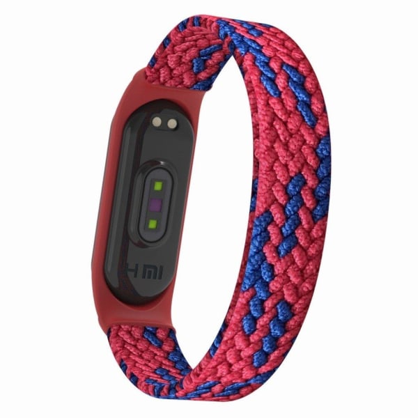 Xiaomi Mi Band 5 / 4 / 3 elastic nylon watch band - Red / Blue / Red