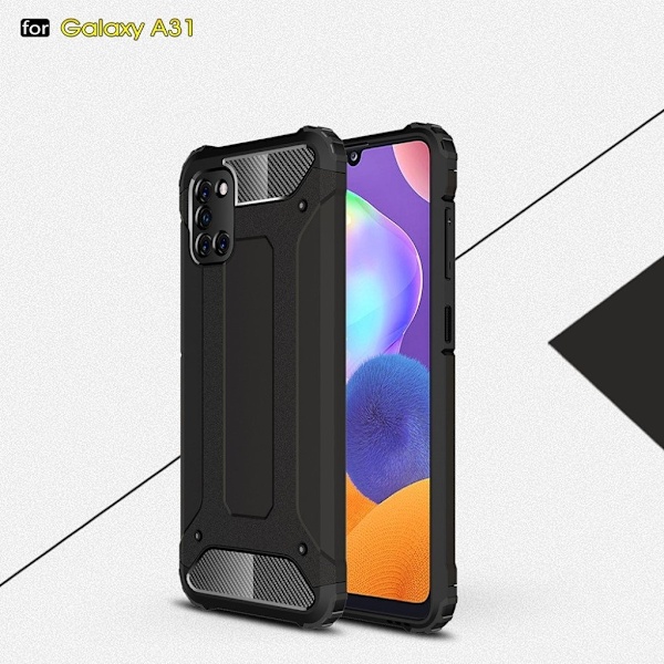 Armour Guard Cover - Samsung Galaxy A31 - Sort Black