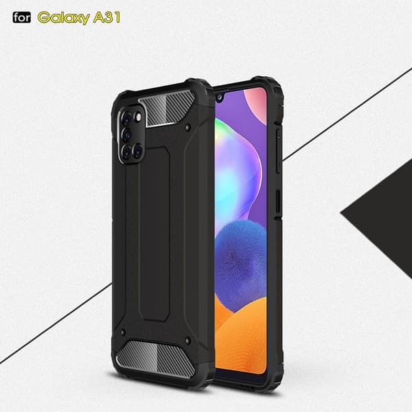 Armour Guard deksel - Samsung Galaxy A31 - Svart Black