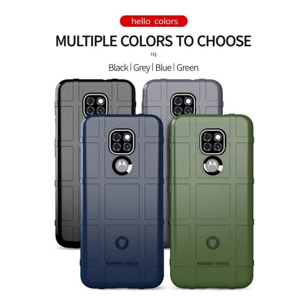 Rugged Shield Etui Motorola Moto G9 Play / E7 Plus - Grønn Green