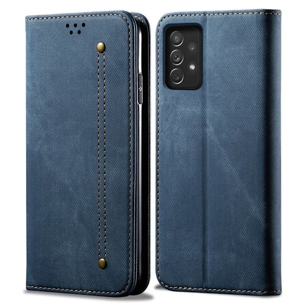 Jeans Samsung Galaxy A23 flip case - Sininen Blue