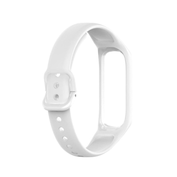 Samsung Galaxy Fit e silicone watch band - White Vit
