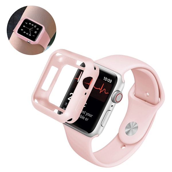 Apple Watch Series 5 44mm holdbart bumper frame - Lyserød Pink