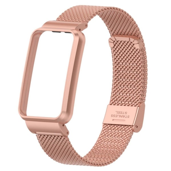 Xiaomi Mi Band 7 Pro milanese stainless steel watch strap - Rose Rosa
