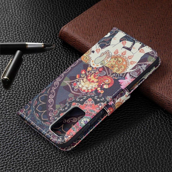 Wonderland Samsung Galaxy S20 FE 5G / S20 Fe Flippetui - Elefant Multicolor