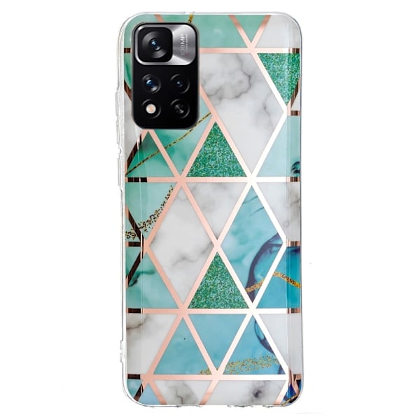 Marmormotiv Xiaomi Redmi Note 11 Pro 5G / Xiaomi Redmi Note 11 Pro Plus 5G skal - Grön / Vit Grön