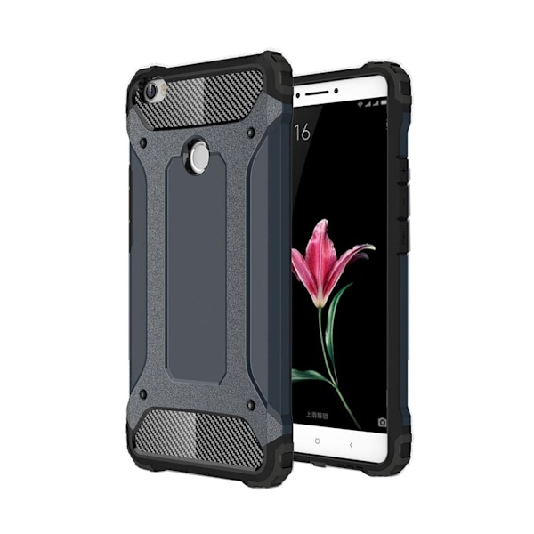 Hårderåde Xiaomi Mi max Joustava Pehmustettu Muovikuori - Tummansininen Blue