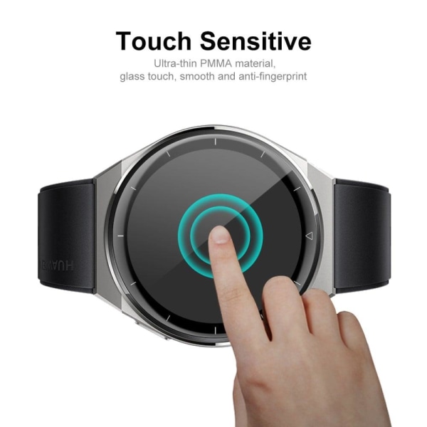 ENKAY Huawei Watch GT 3 Pro 46mm hydrophobic curved PMMA screen Transparent