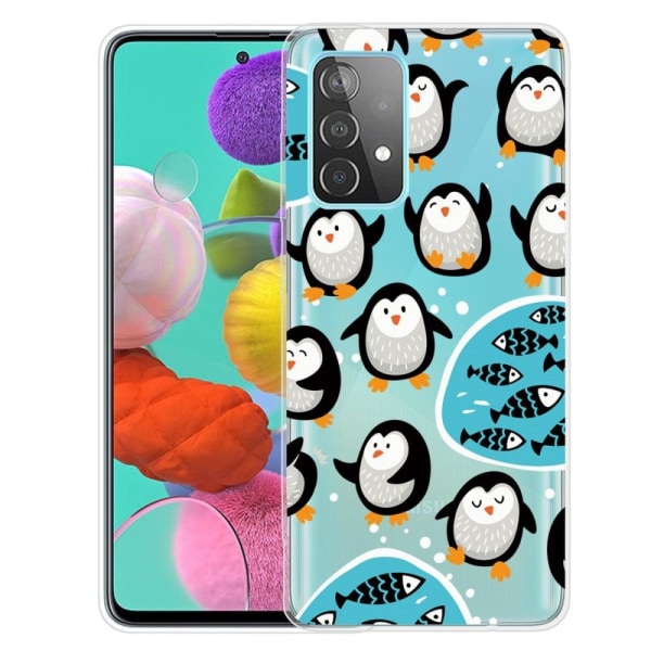 Deco Samsung Galaxy A33 5G Suojakotelo - Penguins Multicolor