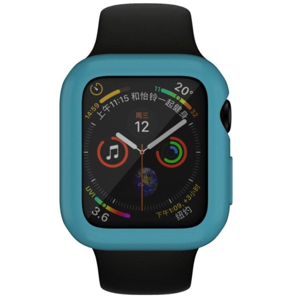 Apple Watch Series 3/2/1 38mm blød glans holdbar ramme - blå Blue