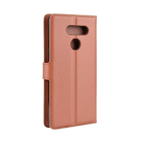 Classic LG K50S flip case - Brun Brown