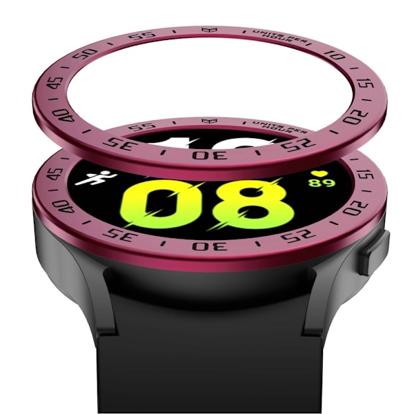 Samsung Galaxy Watch 5 (40mm) styling-urkrans - Rødvin / Sort Red
