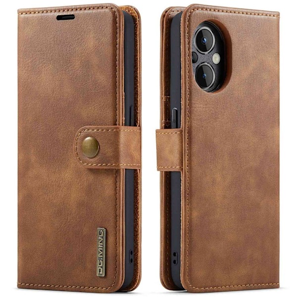 DG.Ming OnePlus Nord N20 5G 2-in-1 Pung Etui - Brun Brown
