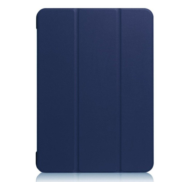 iPad Air (2019) kolminkertainen nahkainen suojakotelo - Tummansininen Blue