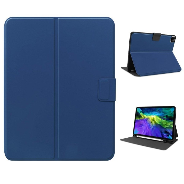 iPad Pro 11 inch (2020) / (2018) durable leather flip case - Dar Blå