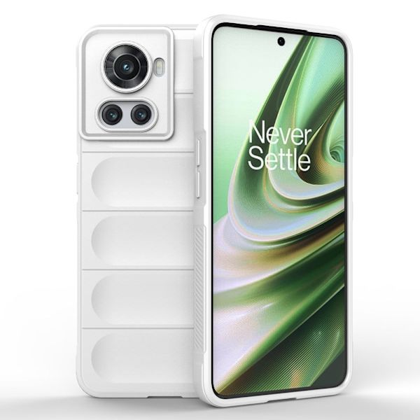 Blødt grebsformet cover til OnePlus 10R / OnePlus Ace - Hvid White