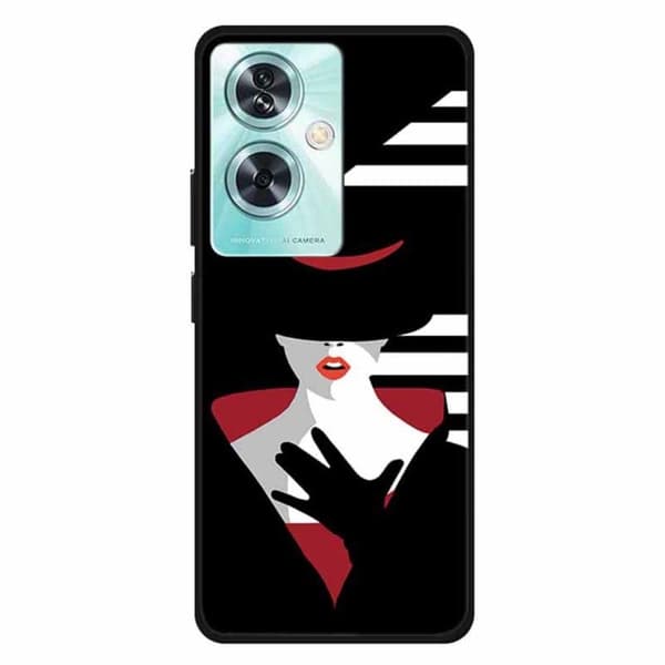 Imagine OnePlus Nord N30 SE kotelot - Nainen Mustassa Hatussa Black