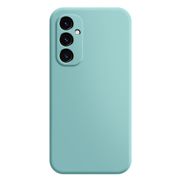 Avfasat gummerat droppskydd för Samsung Galaxy A34 5G - Cyan Grön