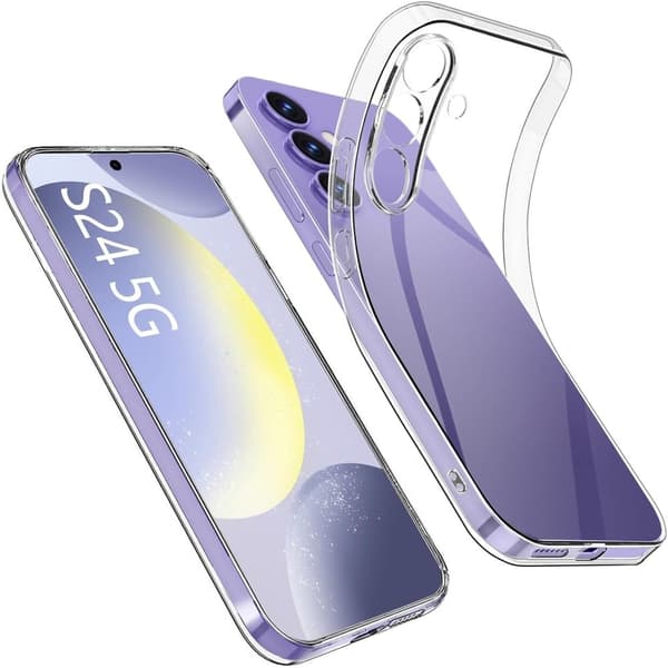 Ultratyndt gennemsigtigt Samsung Galaxy S24 Plus etui Transparent
