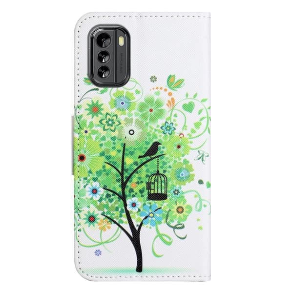Wonderland Nokia G60 Flip Etui - Grønt Træ Green