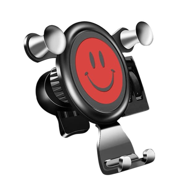 RUNDONG smiley-hållare för bilmontering - Röd Röd