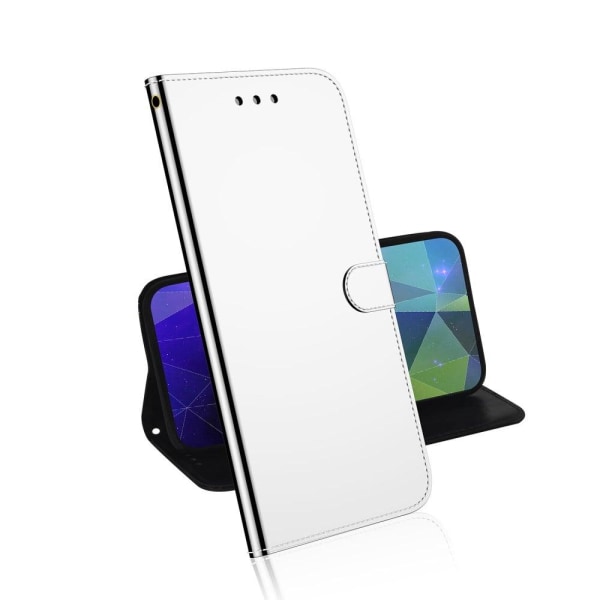 Mirror Motorola Moto G41 / G31 Flip Etui - Sølv Silver grey