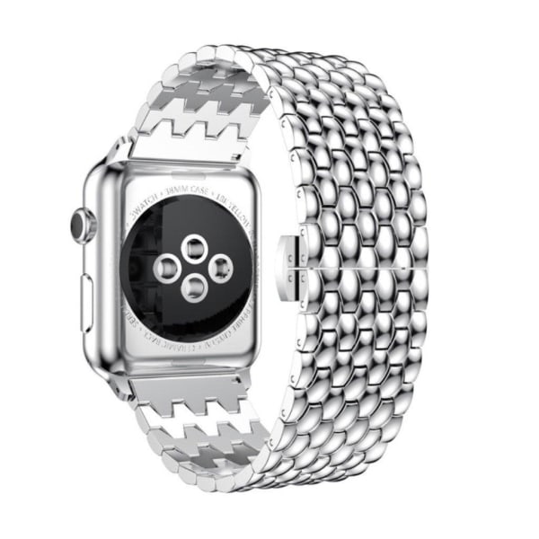 Apple Watch Series 5 40mm aluminuim klockarmband - silver Silvergrå