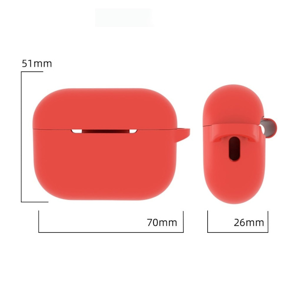AirPods Pro 2 silikondeksel med tilbehørssett - Mørkeblå Blue