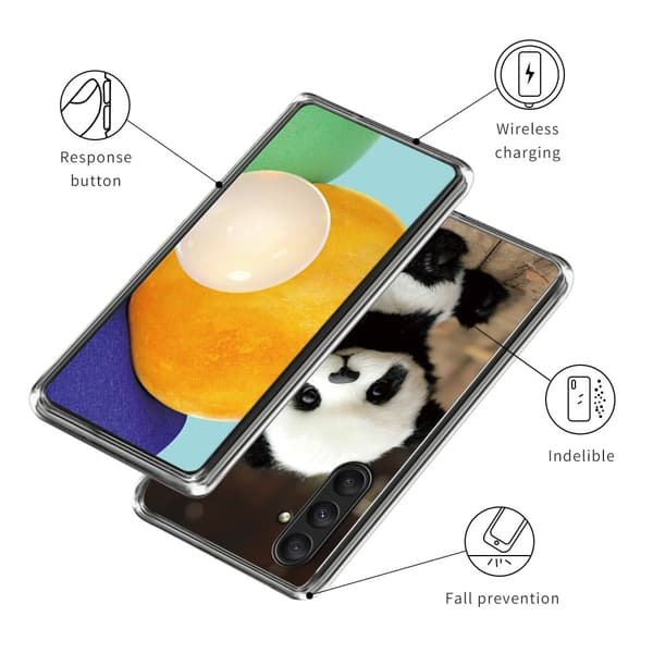 Deco Samsung Galaxy A25 kotelot - Panda Brown