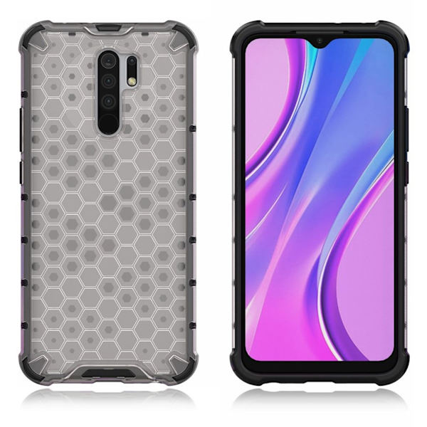 Bofink Honeycomb Xiaomi Redmi 9 Etui - Hvit White