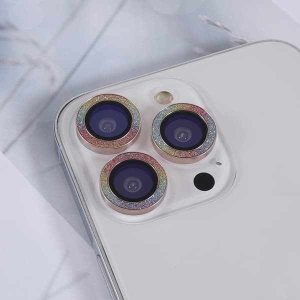 Glitter iPhone 13 Pro Max deksel - Flerfarget Multicolor