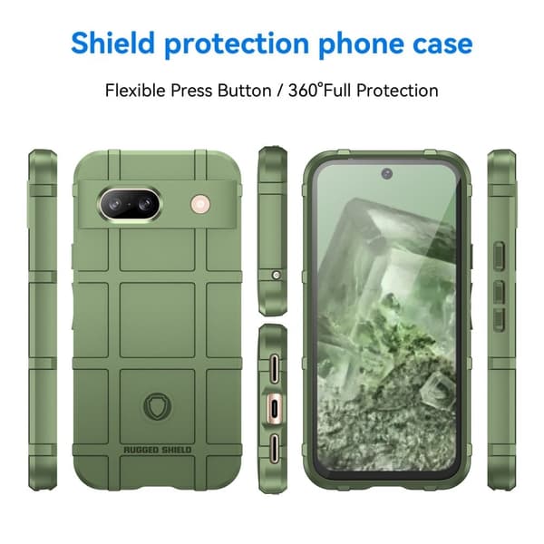 Rugged Shield Google Pixel 8A deksel - Grønn Green