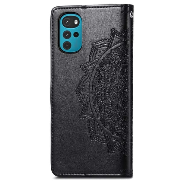 Mandala Motorola Moto G22 Flippetui - Svart Black