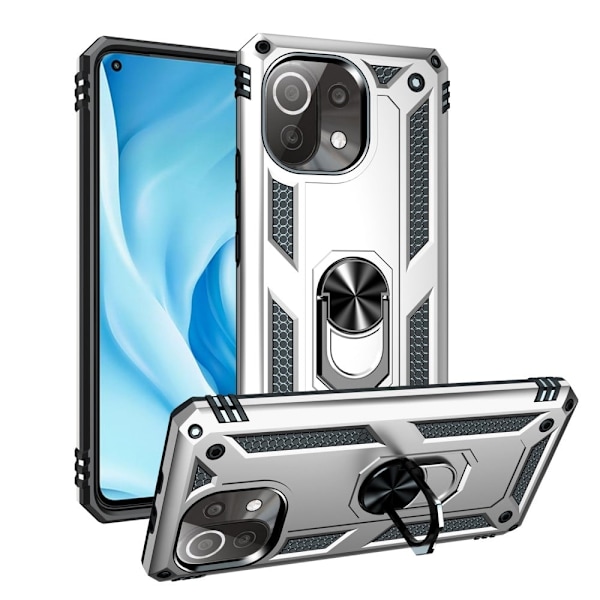 Bofink Combat Xiaomi 11 Lite 5g Ne / Mi 11 Lite 5g / 11 Lite Suojakotelo - Hopea Silver grey
