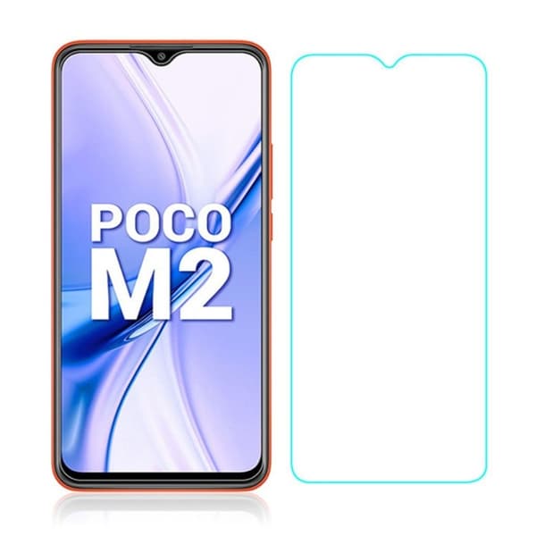 0.3mm härdat glas Xiaomi Poco M2 Pro skärmskydd Transparent