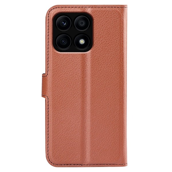 Klassisk Honor X8a Flip Etui - Brun Brown