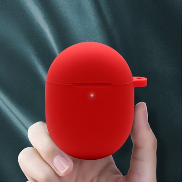 Google Pixel Buds Pro silikoneetui med spænde - Rød Red