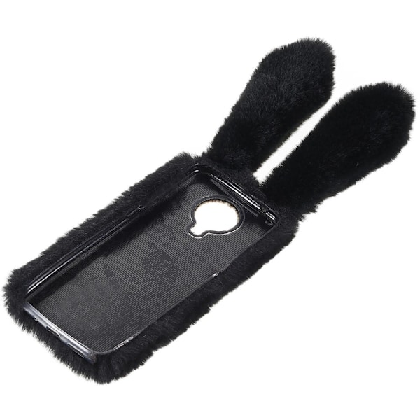 Fluffy Rabbit Nokia G20 / Nokia G10 Cover - Sort Black