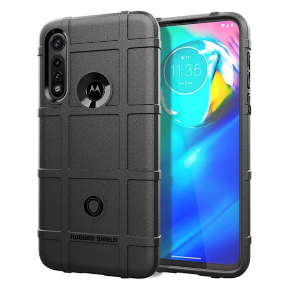 Rugged Shield Cover - Motorola Moto G Power - Sort Black