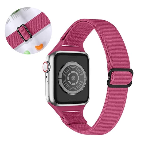 Apple Watch 42mm - 44mm nylon urrem - Rose Pink